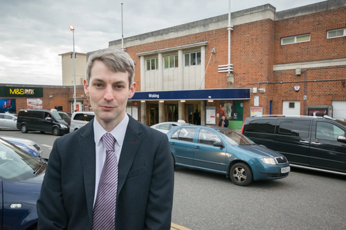 Will Forster at Woking station