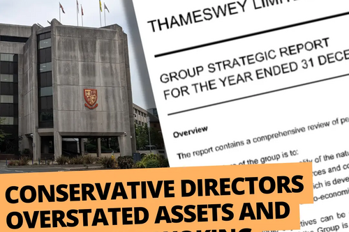 Thameswey Overstatement of assets