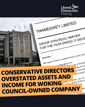 Thameswey Overstatement of assets