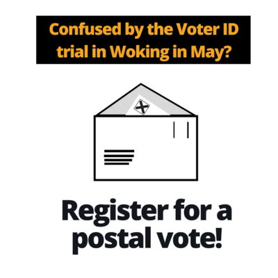 Voter ID pilot - postal vote