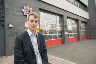 Will Forster at Fire Station