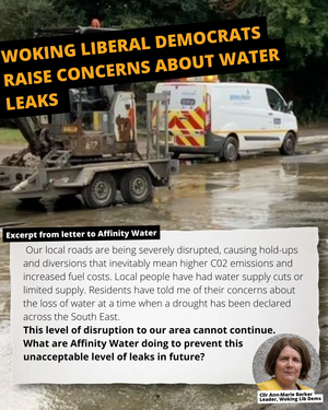 Woking water leaks