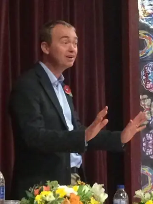 Tim Farron at Woking SE conference