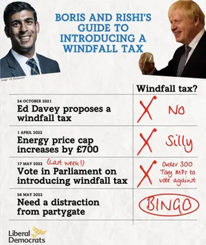 Windfall Tax - timing