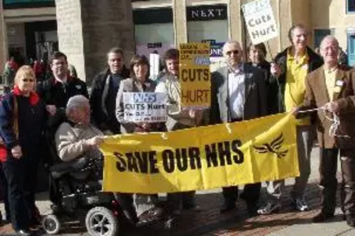 SOS for the NHS Rally in Woking