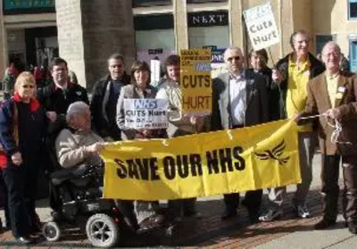 SOS for the NHS Rally in Woking