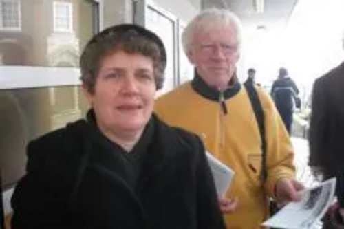 Ann-Marie Barker and Norman Johns rail survey