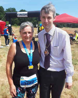 Cllr Will Forster + Fun Run + Tina Liddington