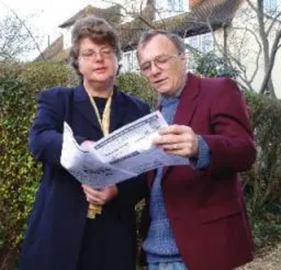 Anne Lee and Ian Johnson Launching NHS Inquiry