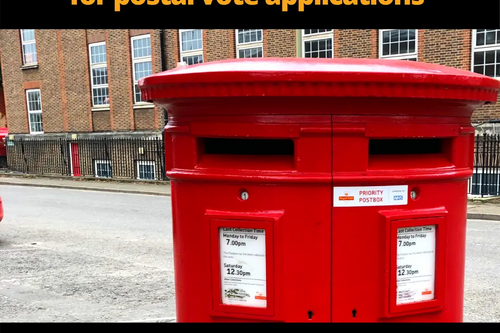 Woking Postbox - WLD Challenge Postal Vote ID