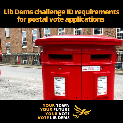 Woking Postbox - WLD Challenge Postal Vote ID