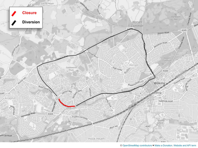 Diversion Map - Lockfield Drive