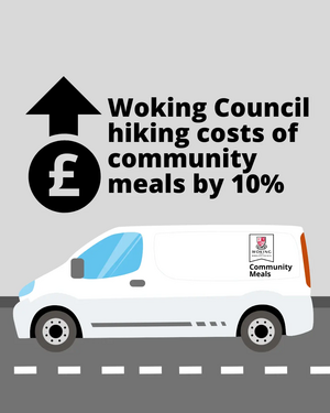 Woking Community Meals Price Hike