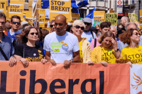 Stop Brexit march Lib Dems