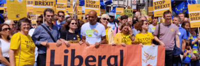 Stop Brexit march Lib Dems