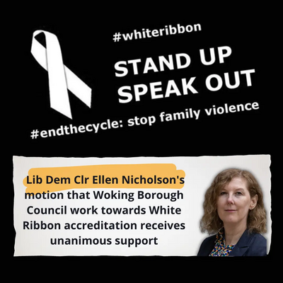 Woking White Ribbon - Ellen nicholson