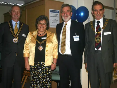 Former Councillor Tina Liddington during her time as Woking Mayor