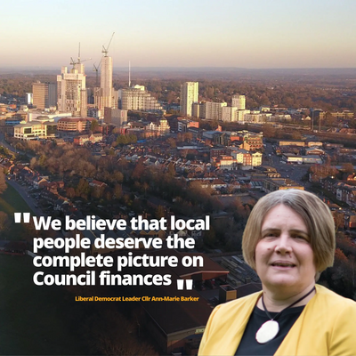 Cllr Ann-Marie Barker - Call for Council Finance review