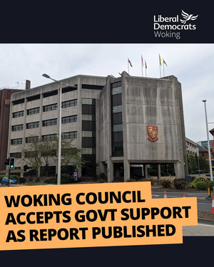 Woking accepts support