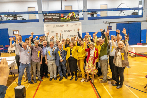 Woking Lib Dems at the LE2022 Count