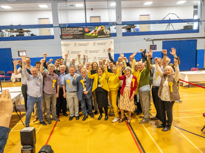 Woking Lib Dems at the LE2022 Count